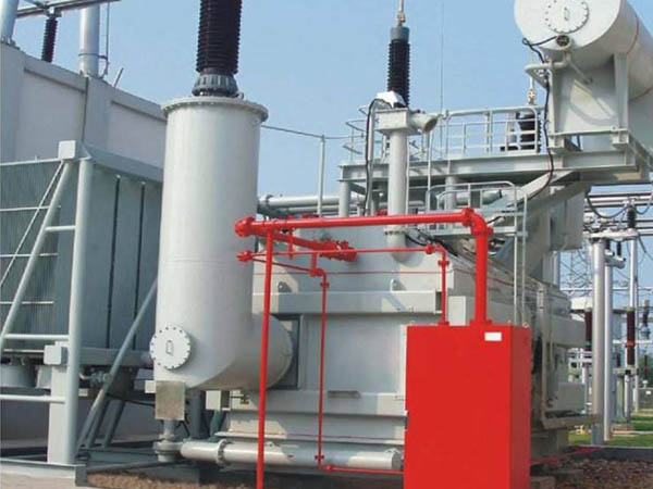 甘肅酒泉330KV變壓器排油充氮滅火投